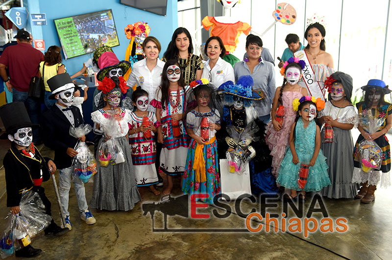 Catrinas y catrines visitaron el Museo del Niño – Escena Chiapas –  